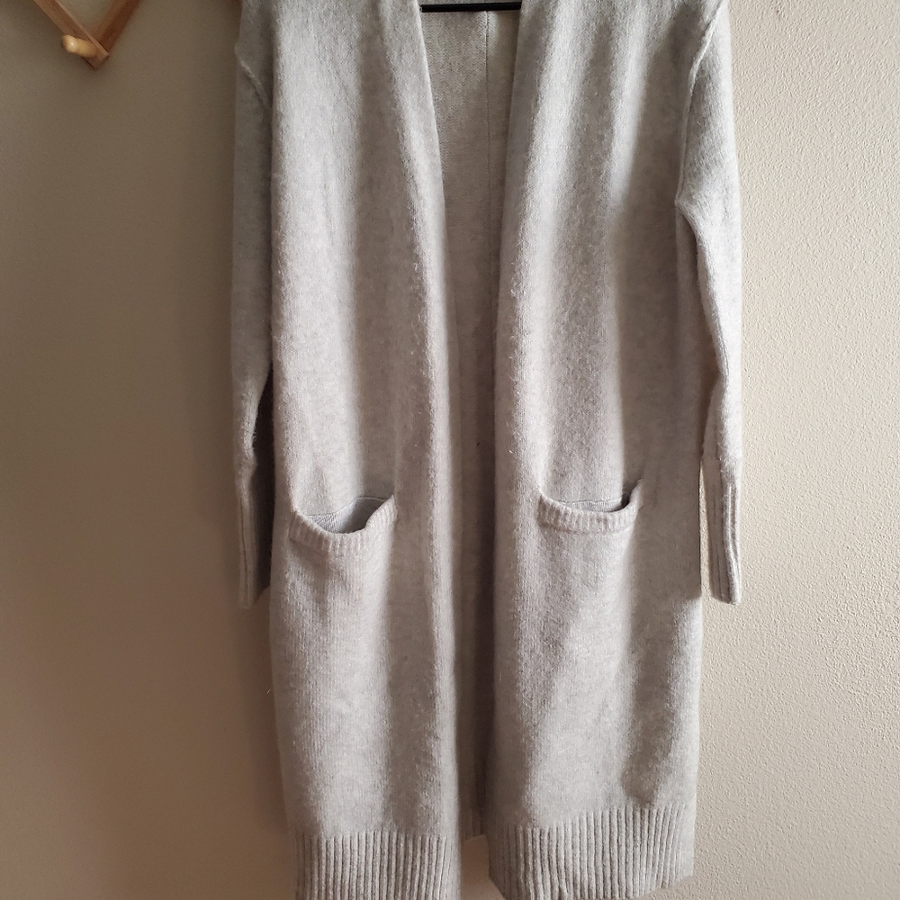 Cream Calvin Klein duster